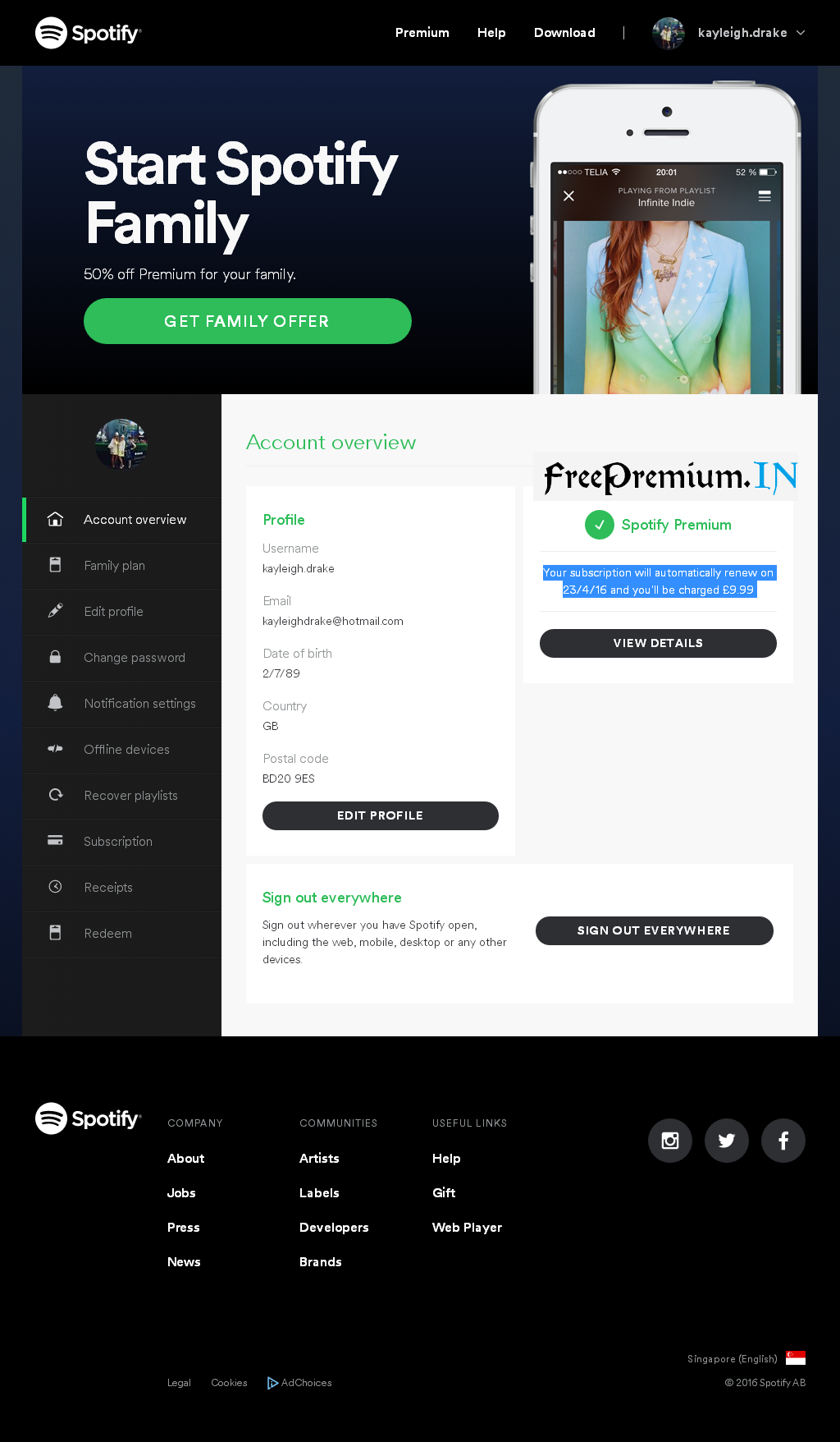 Spotify premium free code generator